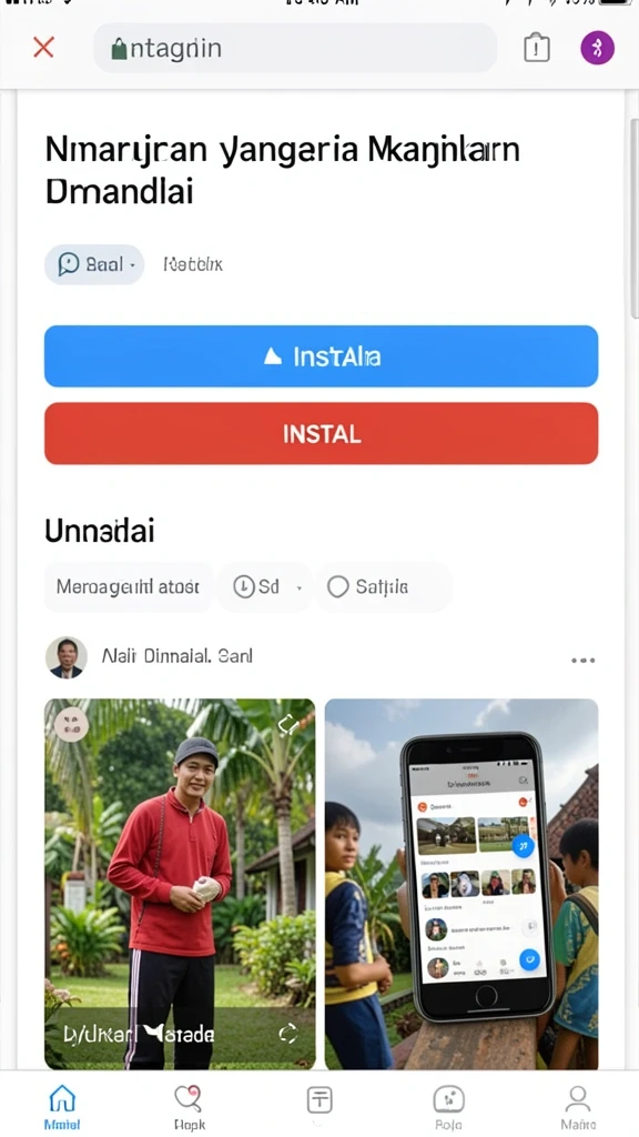 Screenshot aplikasi 6SVIP menunjukkan fitur kostumisasi karakter.