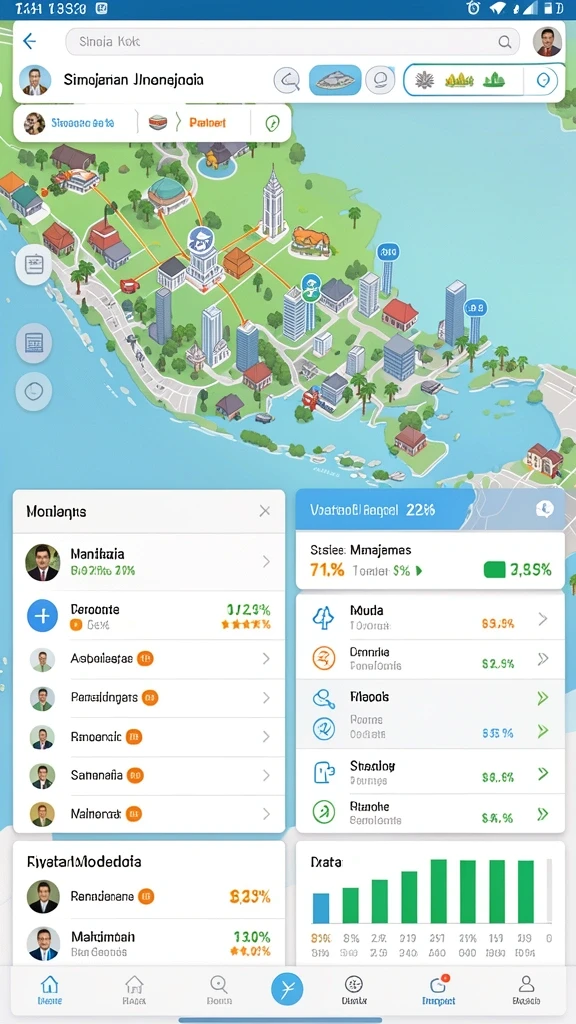 Screenshot menampilkan berbagai jenis permainan yang tersedia.