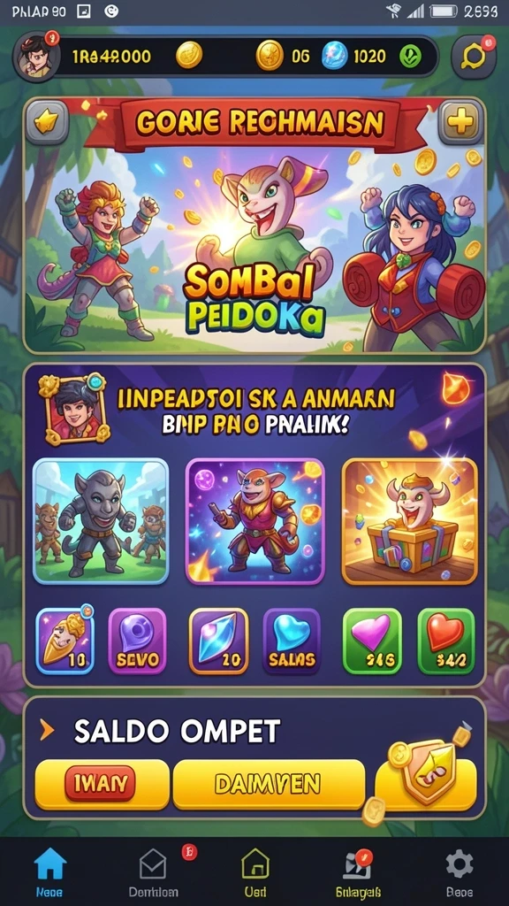 Tampilan antarmuka ALEXISTOGEL yang modern dan menarik.