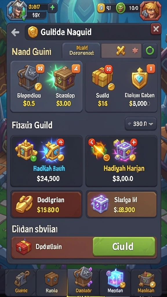 Tampilan antarmuka yang menarik dan intuitif.