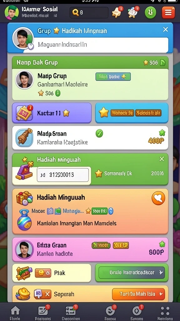 Sistem reward yang menguntungkan bagi pemain.