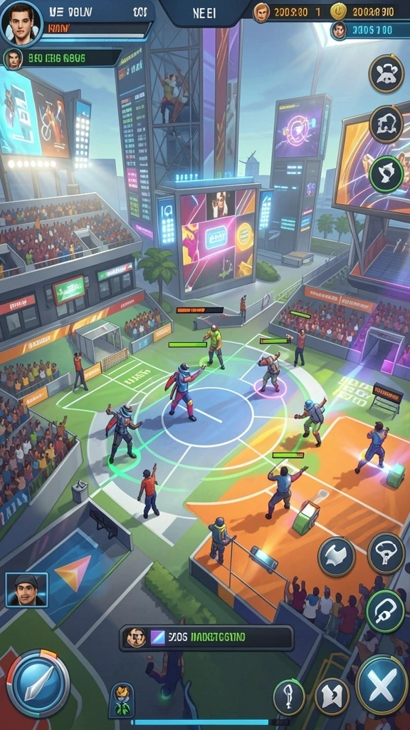 Tampilan awal game yang menarik dan interaktif.