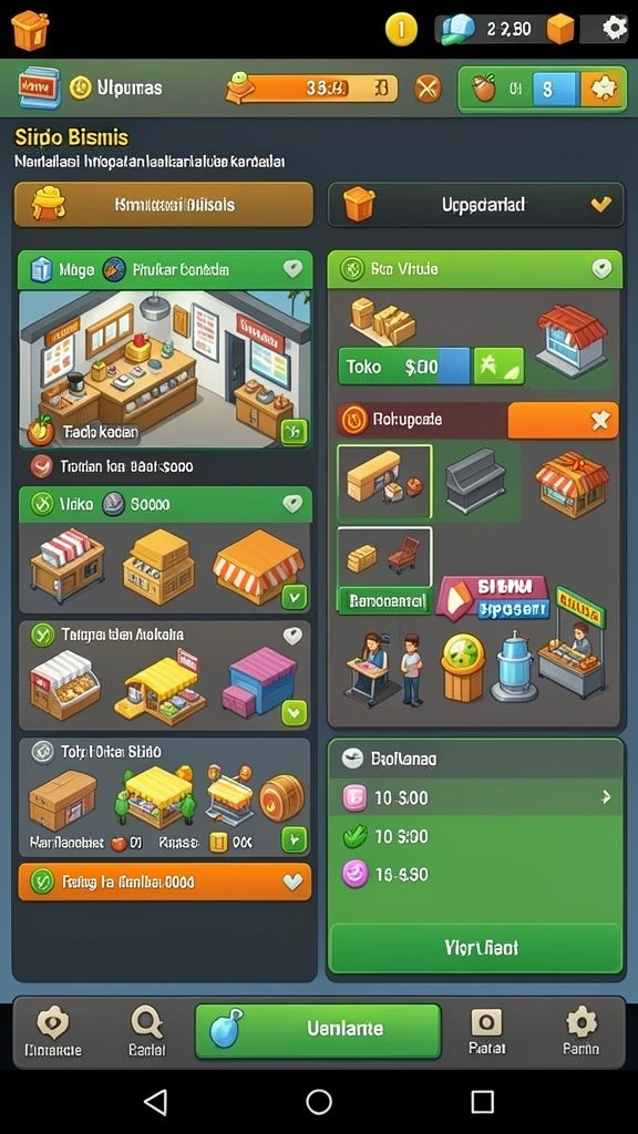 Tampilan antarmuka yang user-friendly dan modern.