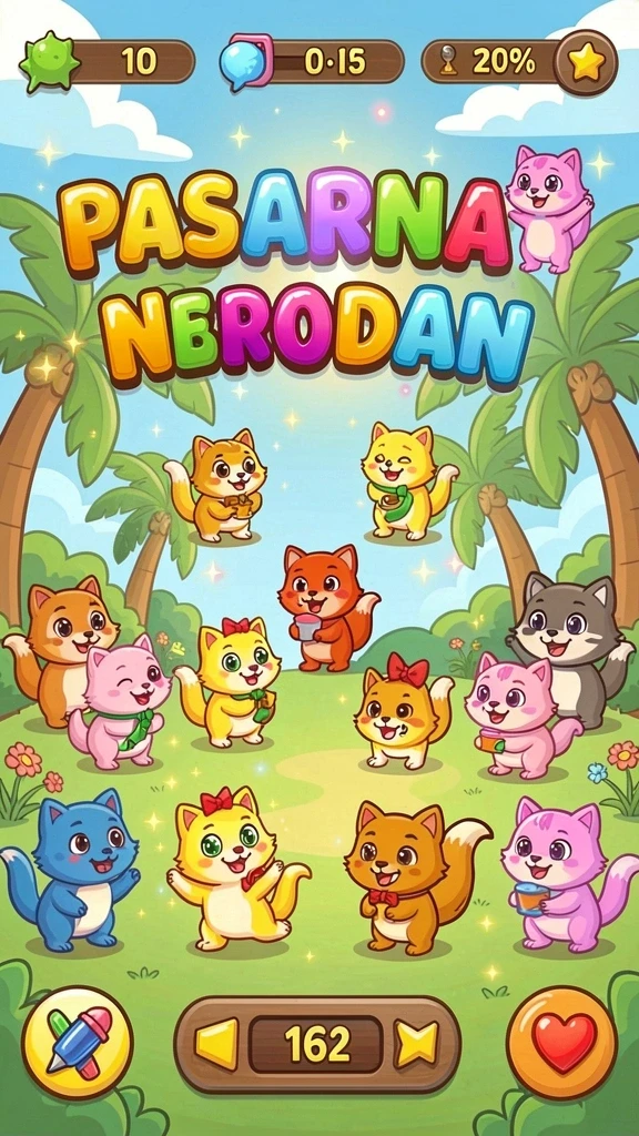 Beragam mode permainan yang seru dan menantang.