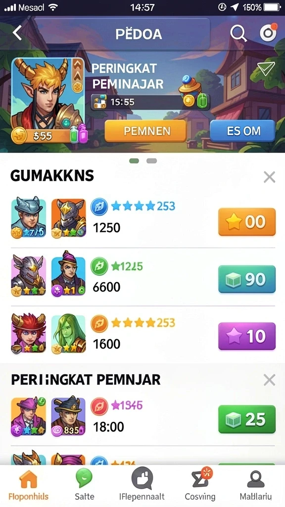 Mode multiplayer yang seru dan menantang.