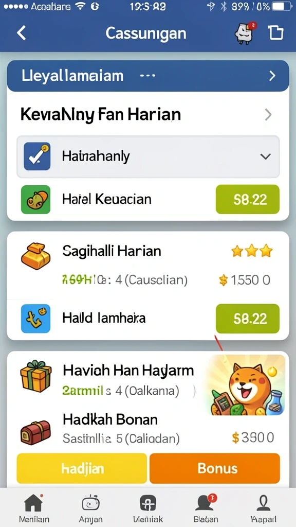 Fitur leaderboard untuk bersaing dengan teman.