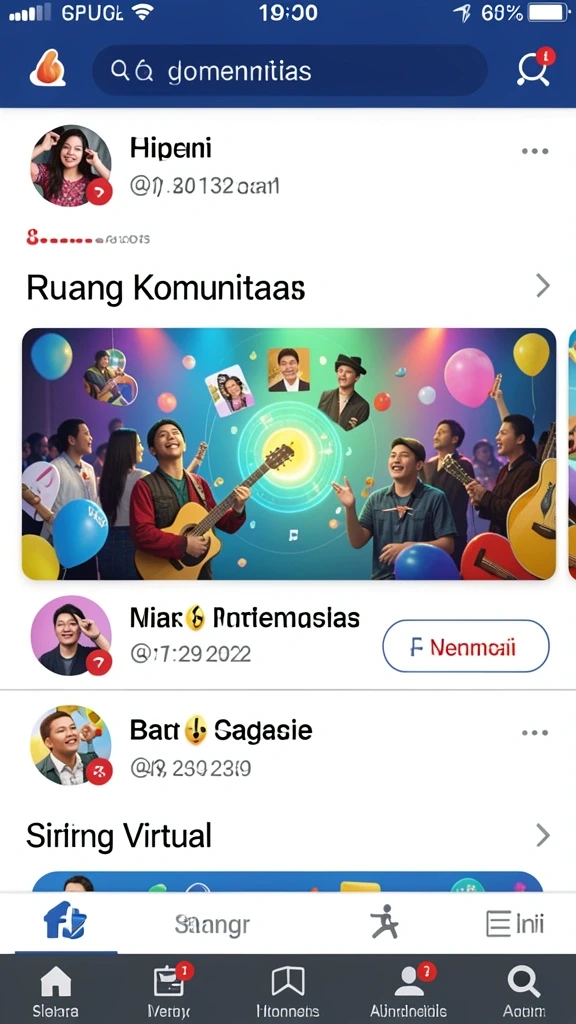 Tampilan antarmuka yang menarik dan user-friendly.