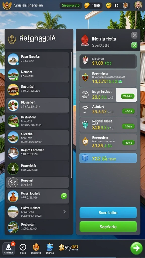 Tampilan menarik dari gameplay IDNRAJA.