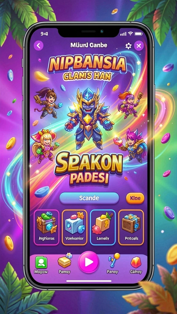 Tampilan antarmuka IDPKING yang menarik dan modern.