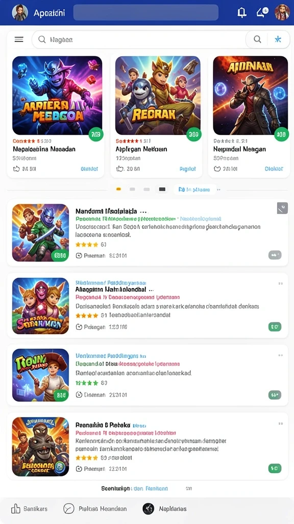 Tangkapan layar memperlihatkan leaderboard kompetitif.