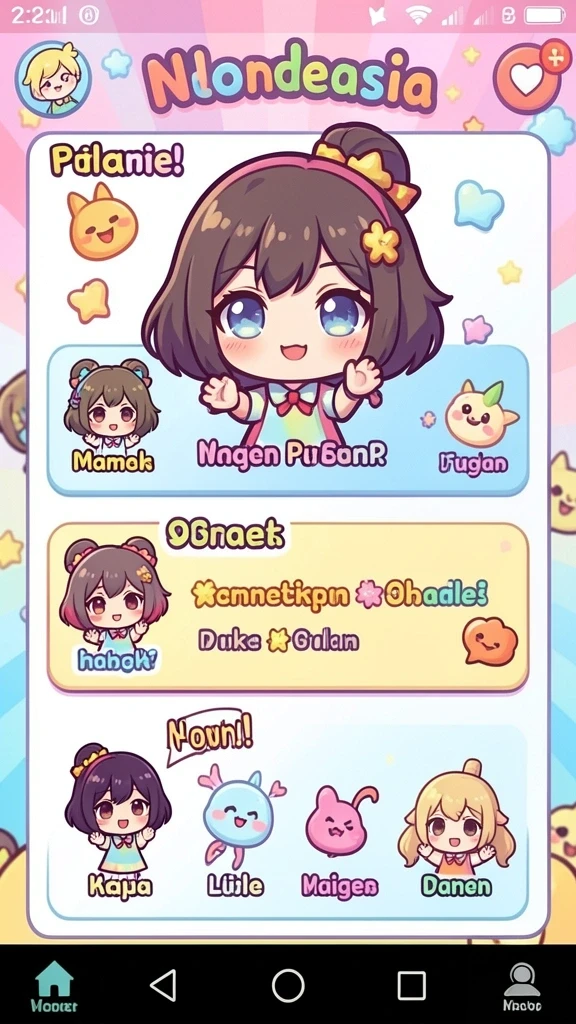 Mini game yang bervariasi dan mengasyikkan.