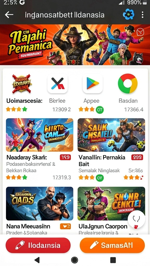 Desain grafis yang memukau dan modern.