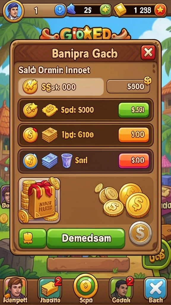 Screenshot menampilkan hadiah jackpot yang bisa dimenangkan.
