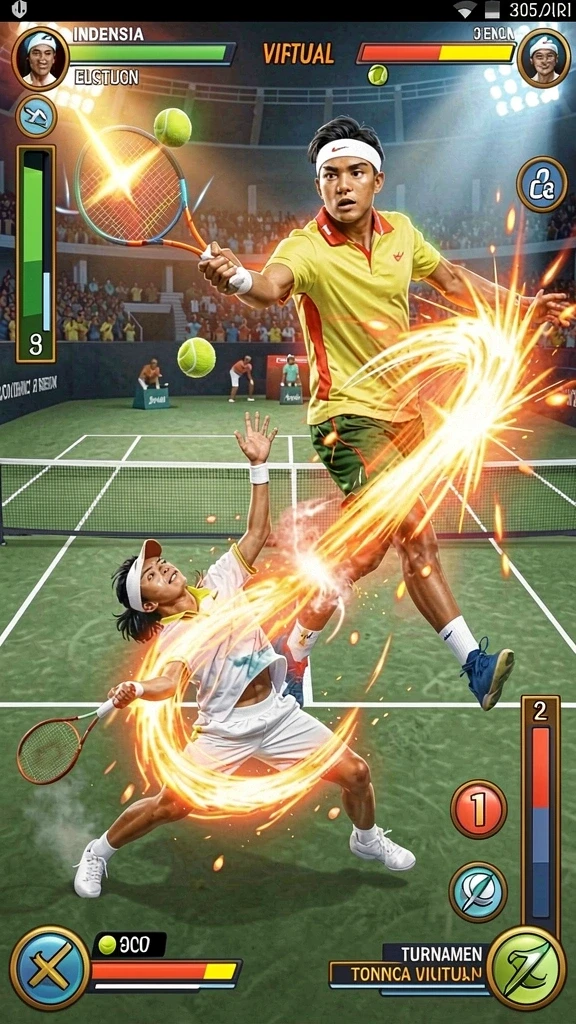 Mode multiplayer yang mengasyikkan saat bermain bersama teman.