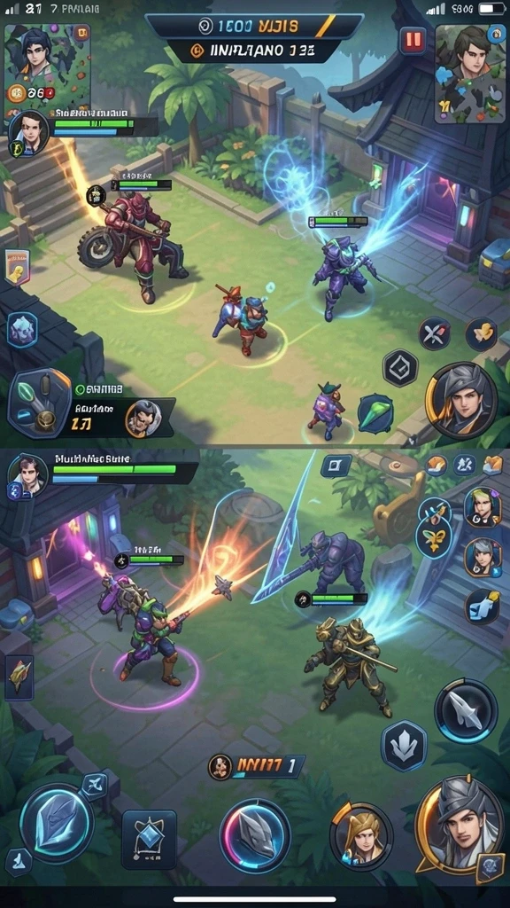 Tampilan awal game yang memukau dan penuh warna.