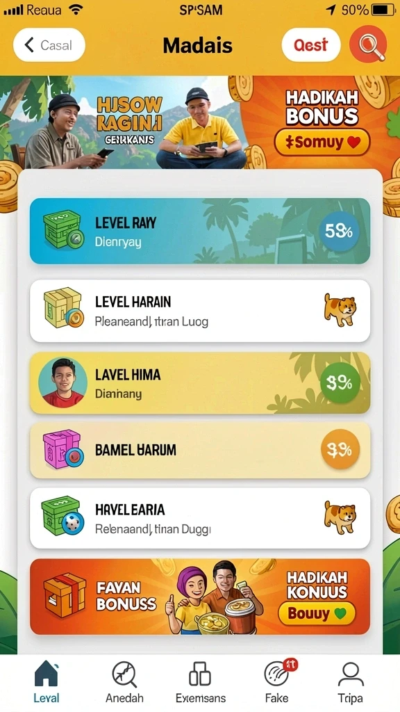 Tampilan antarmuka yang menarik dan mudah digunakan.