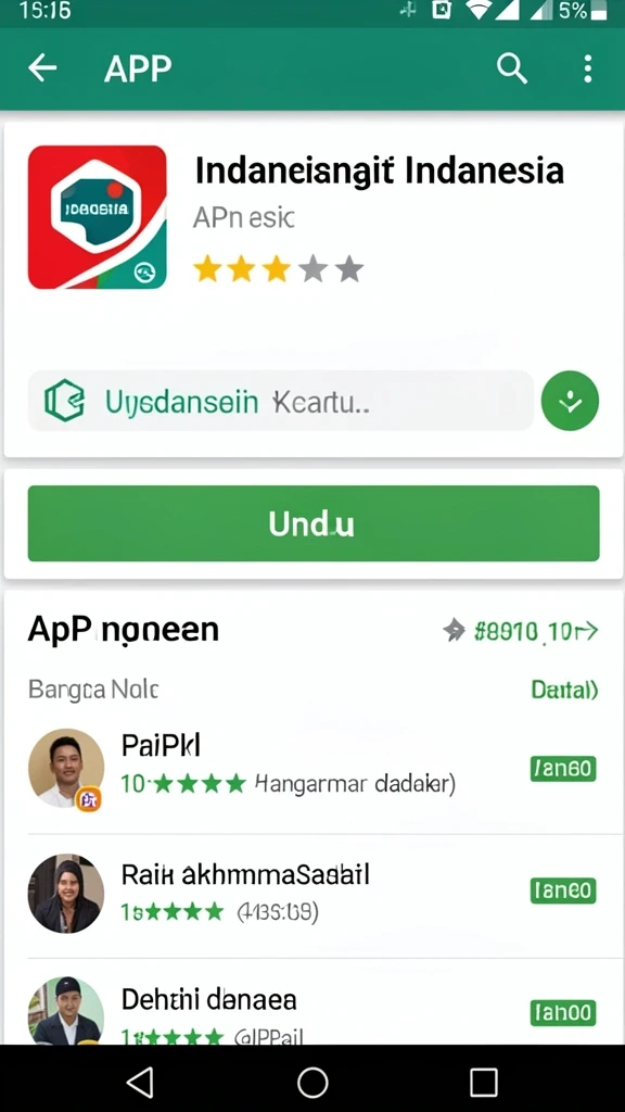 Tampilan antarmuka aplikasi yang menarik.