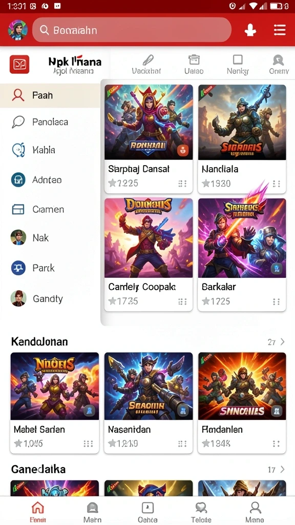 Tampilan antarmuka yang menarik dan user-friendly.