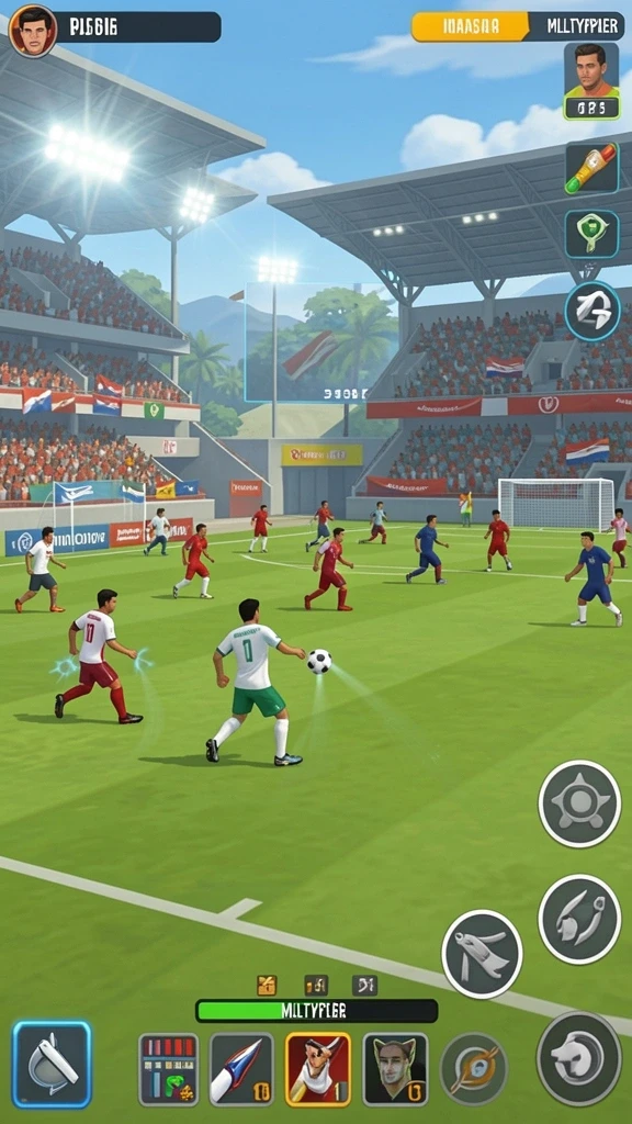 Fitur multiplayer yang memungkinkan bermain bersama teman.