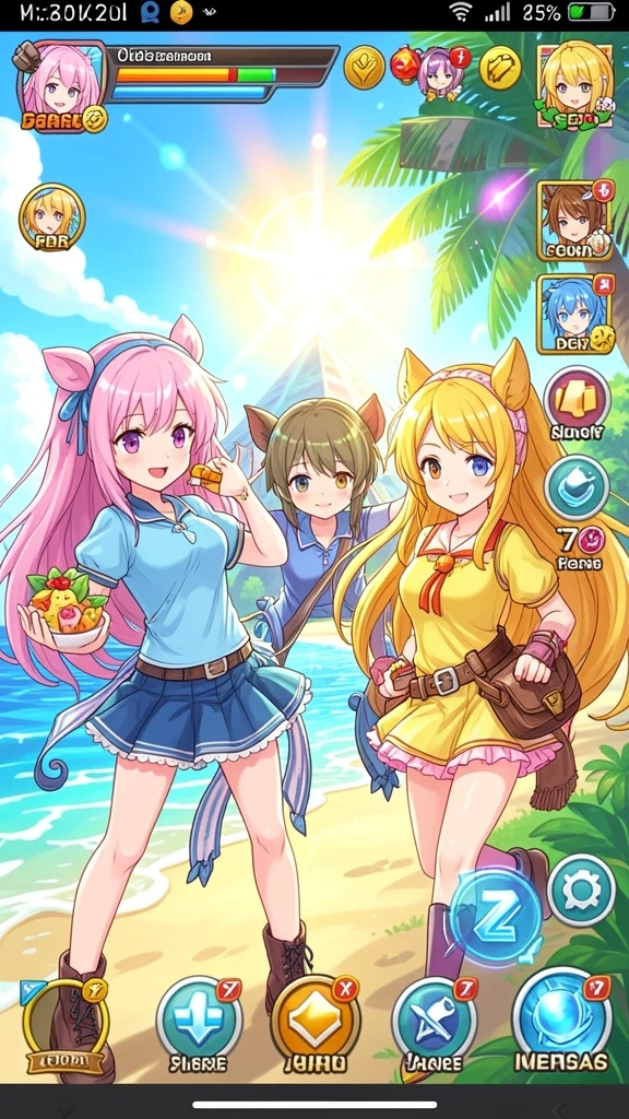 Fitur multiplayer yang memungkinkan bermain dengan teman.