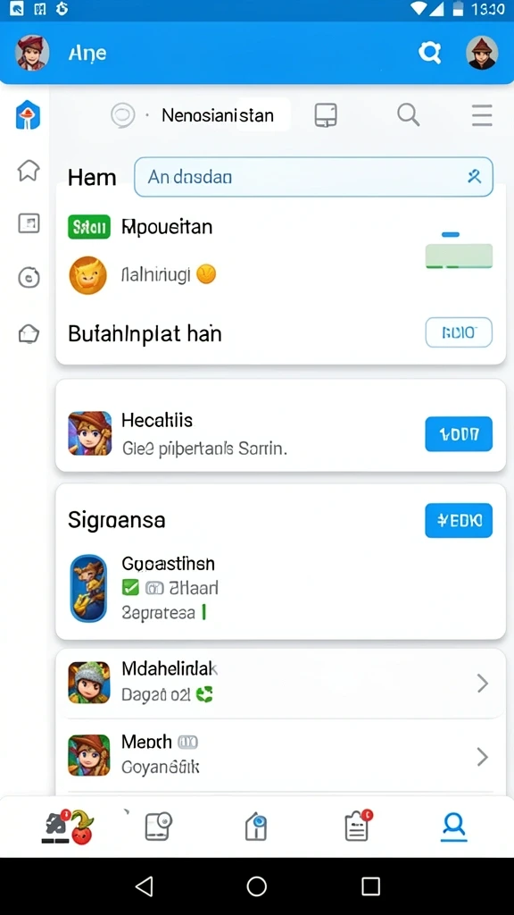 Sistem upgrade karakter yang intuitif dan menyenangkan.