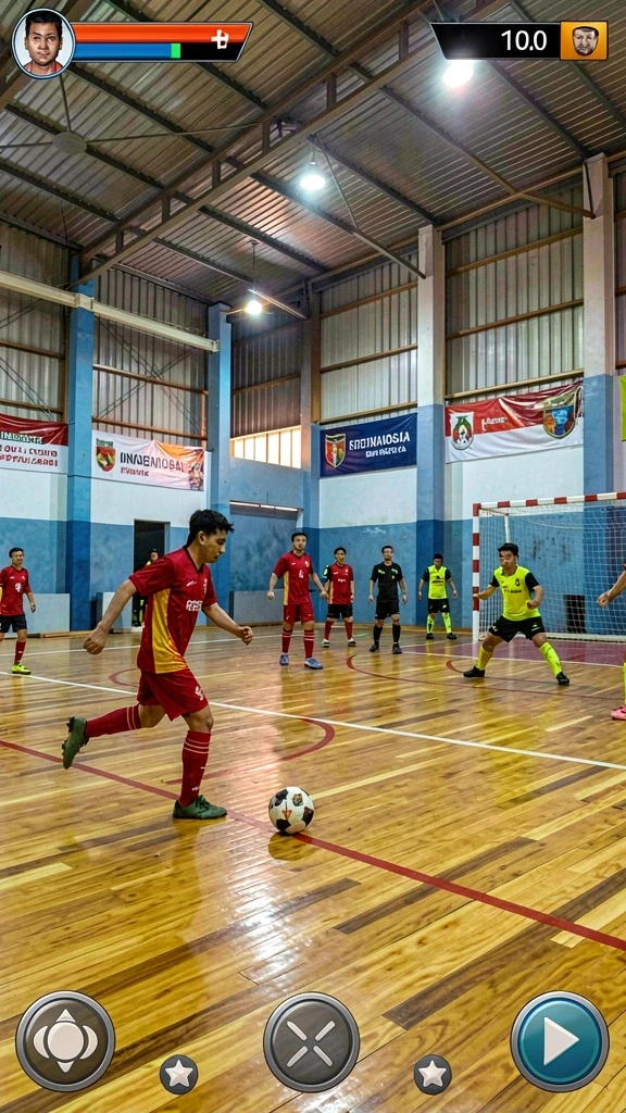 Suasana permainan yang menakjubkan.