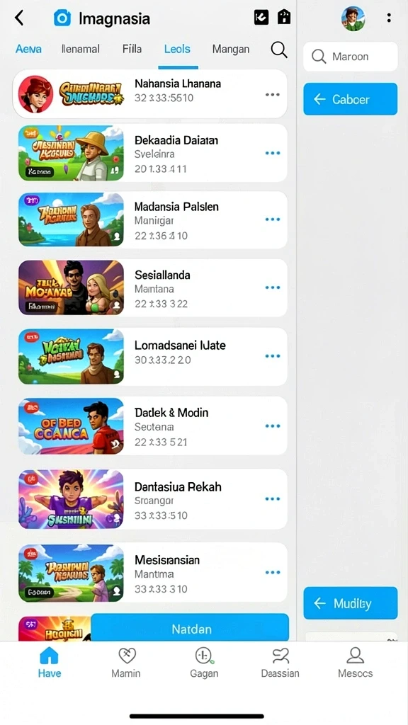 Karakter unik dengan kemampuan khusus.