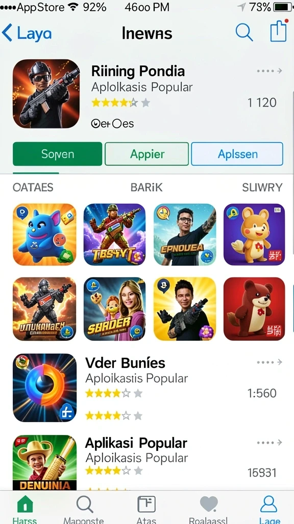 Screenshot menampilkan karakter utama dalam aksi.