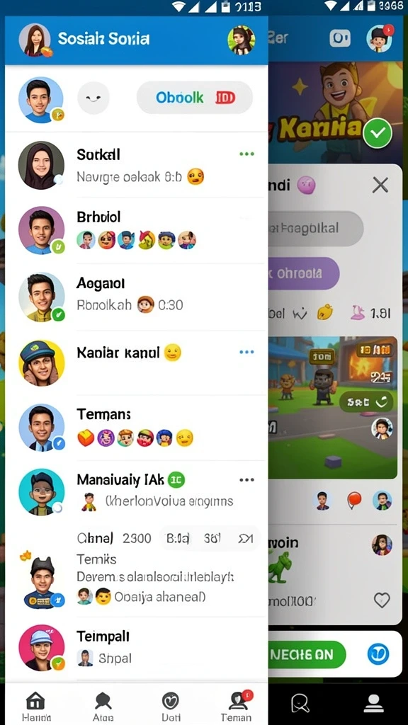 Tampilan antarmuka yang intuitif dan user-friendly.