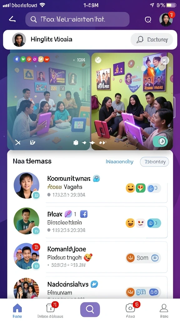 Fitur multiplayer yang memungkinkan bermain bersama teman.