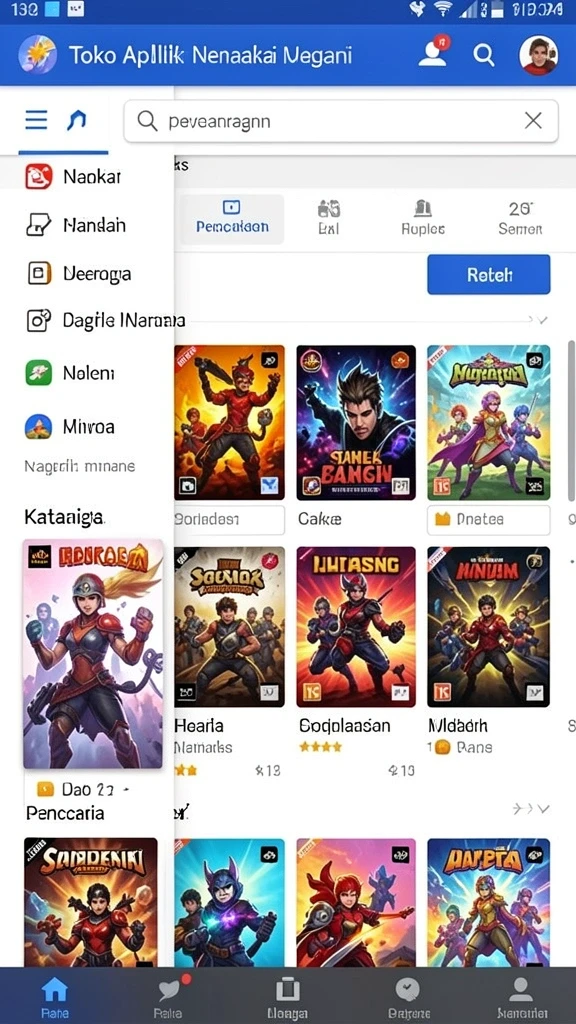 Menampilkan leaderboard dengan peringkat pemain.