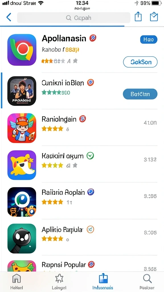 Antarmuka turnamen dengan informasi jelas dan ringkas.