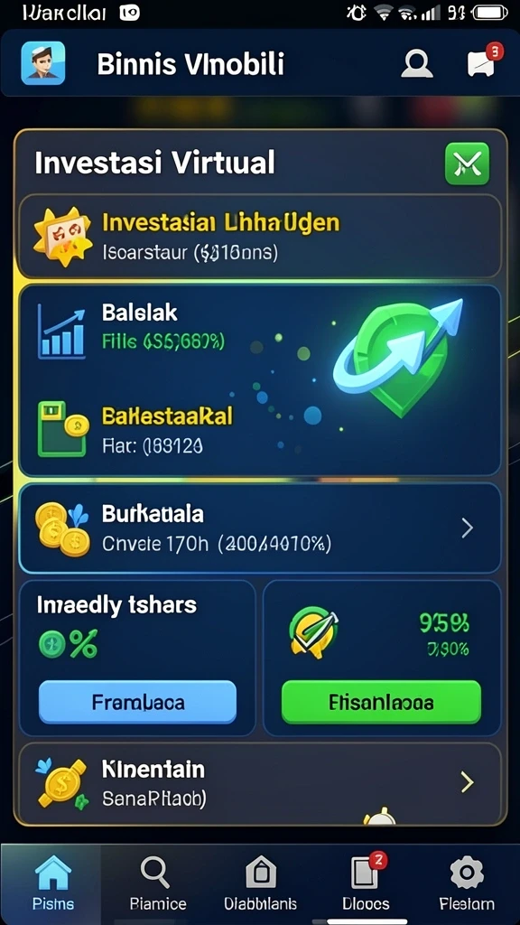 Screenshot menunjukkan berbagai pilihan permainan slot yang tersedia.