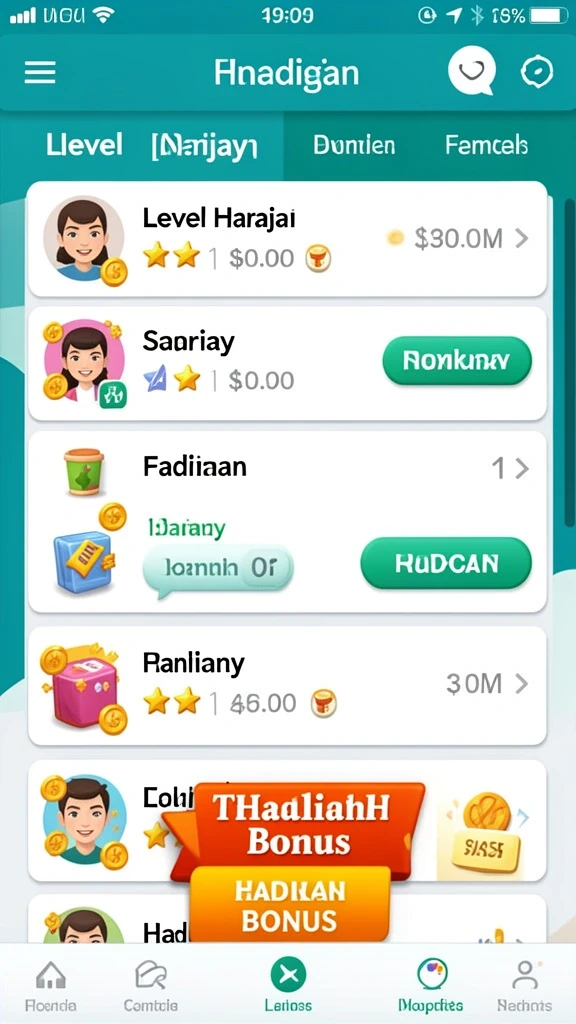 Tampilan antarmuka yang intuitif dan menarik.